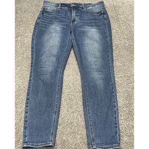 Judy Blue High Rise Skinny Jeans Medium Wash Blue JB88799 MD Womens 15|32 EUC